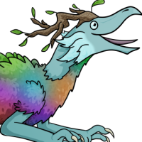 Male Rainbow Petalplucker