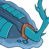 Female Blue Horned Tidewatcher